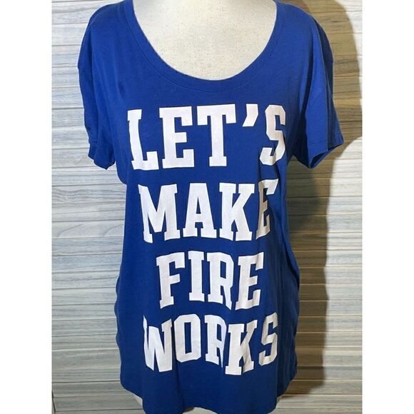 Victoria's Secret S-P PINK Fireworks Tee - Picture 7 of 13